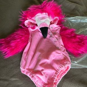 Pottery Barn Flamingo Costume 6-12m